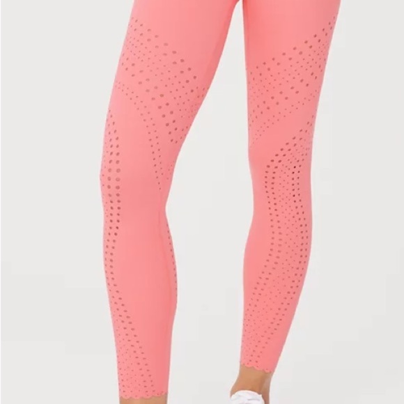OFFLINE BY AERIE Goals Lasercut Leggings coral small - Picture 3 of 10